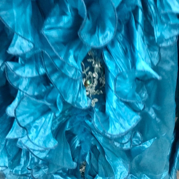 Ball Gown👑Pageant Gown Prom Gown Your Gown Gorgeous color and sequins decals 🌹 - Picture 7 of 16